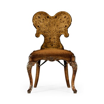 Seaweed Marquetry Side Chair
