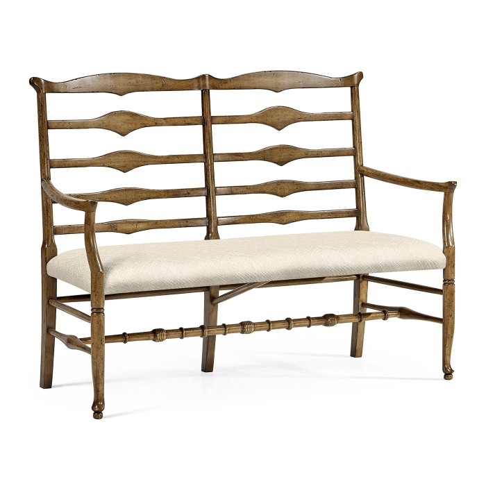 Casual Ladderback Bench