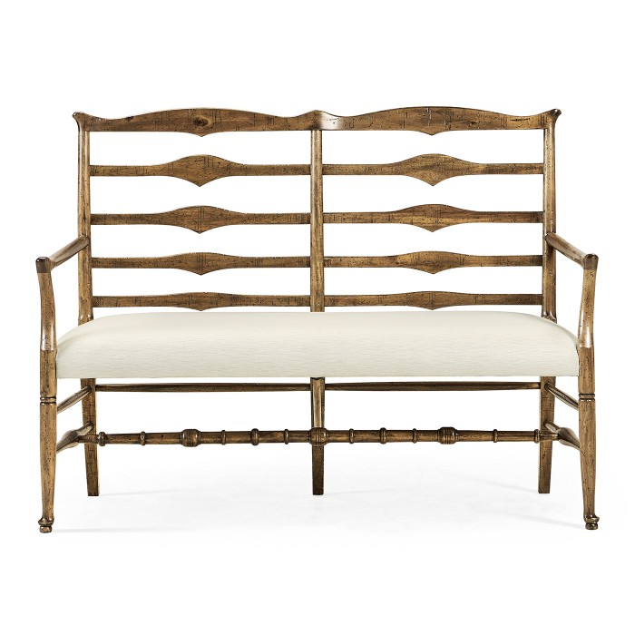 Casual Ladderback Bench