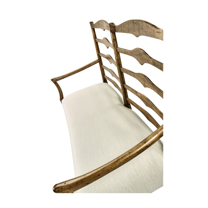 Casual Ladderback Bench