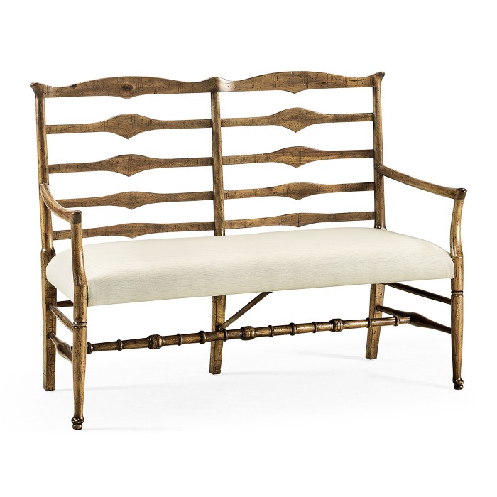 Casual Ladderback Bench