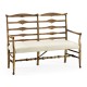 Casual Ladderback Bench