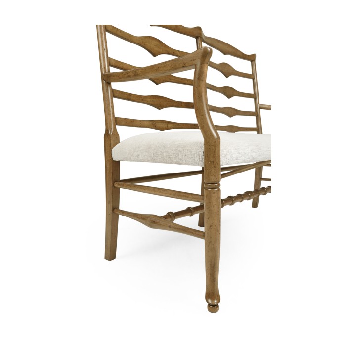 Casual Ladderback Bench