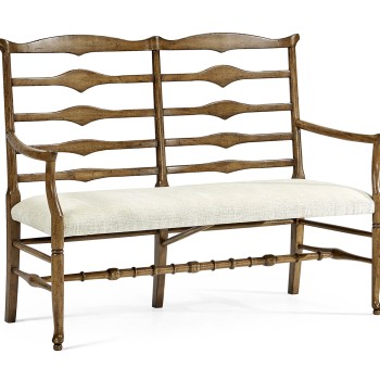 Casual Ladderback Bench