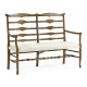 Casual Ladderback Bench