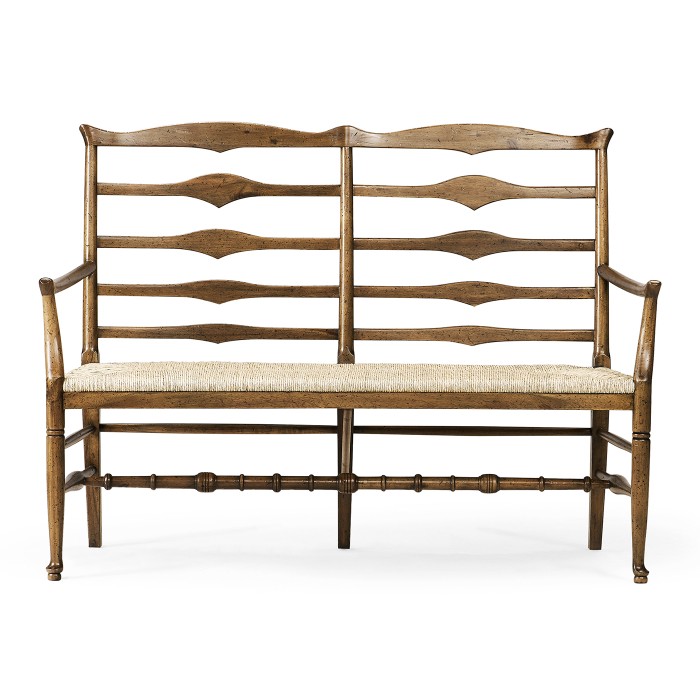 Casual Ladderback Bench