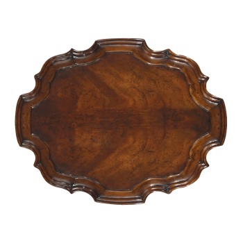 Mahogany Pie-Crust Candlestand