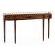 Narrow Gallery Mahogany Console Table