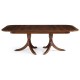 Buckingham Two–Leaf Mahogany Extending Dining Table 88"