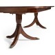 Buckingham Two–Leaf Mahogany Extending Dining Table 88"
