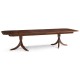 Buckingham Two–Leaf Mahogany Extending Dining Table 88"