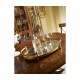 Buckingham Two–Leaf Mahogany Extending Dining Table 88"