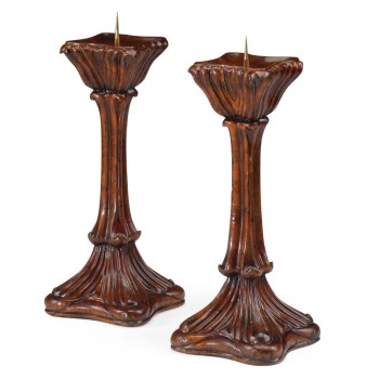 Pair of Art Nouveau Candlesticks