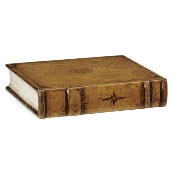 Faux Leather Book Box