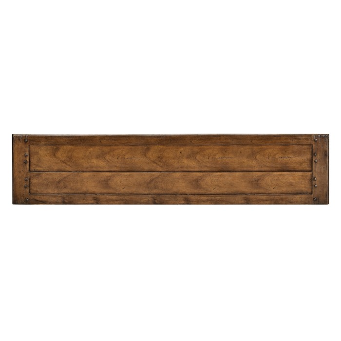 Traditional Double Narrow Cabinet with Twin Cupboards