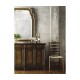 Traditional Double Narrow Cabinet with Twin Cupboards