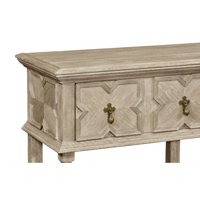 Traditional Tudor Style Grey Oak Buffet