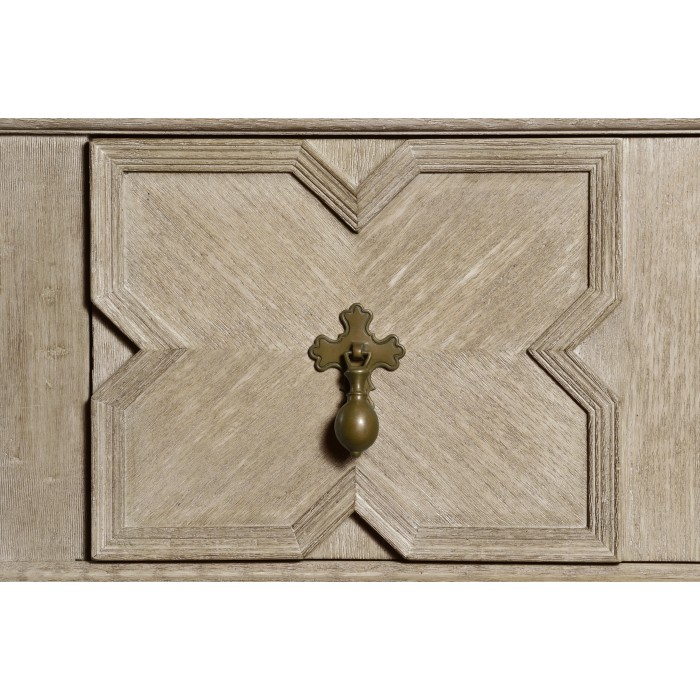 Traditional Tudor Style Grey Oak Buffet