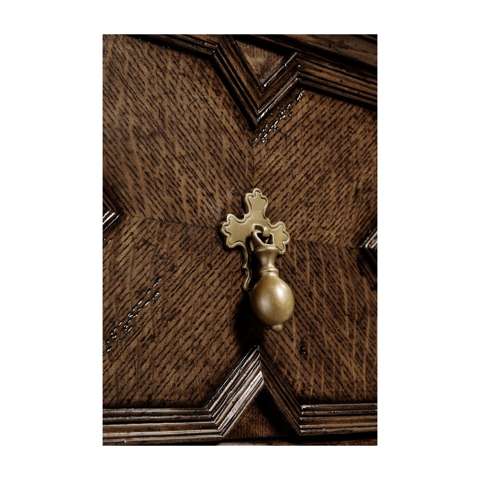Traditional Tudor Style Dark Oak Buffet