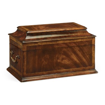 Crotch Mahogany Coffer Jewellery Box