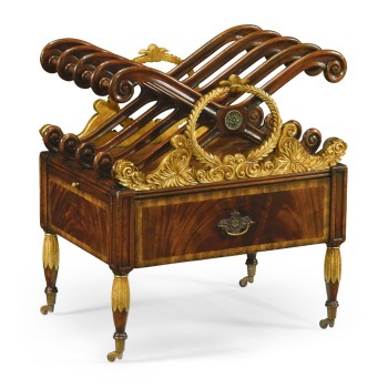 Mahogany & Gilt Canterbury