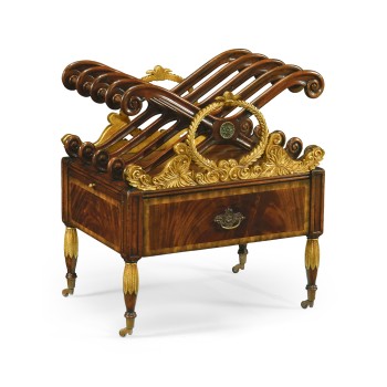 Mahogany & Gilt Canterbury