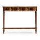 Mahogany Scalloped Console