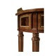 Mahogany Scalloped Console