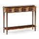 Mahogany Scalloped Console