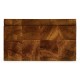 Rectangular Patchwork Mahogany Drink Coasters Box