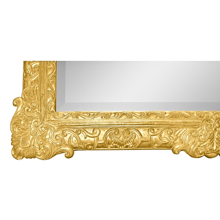 French 19th Century Style Bright Gilded Mirror