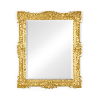 French 19th Century Style Bright Gilded Mirror