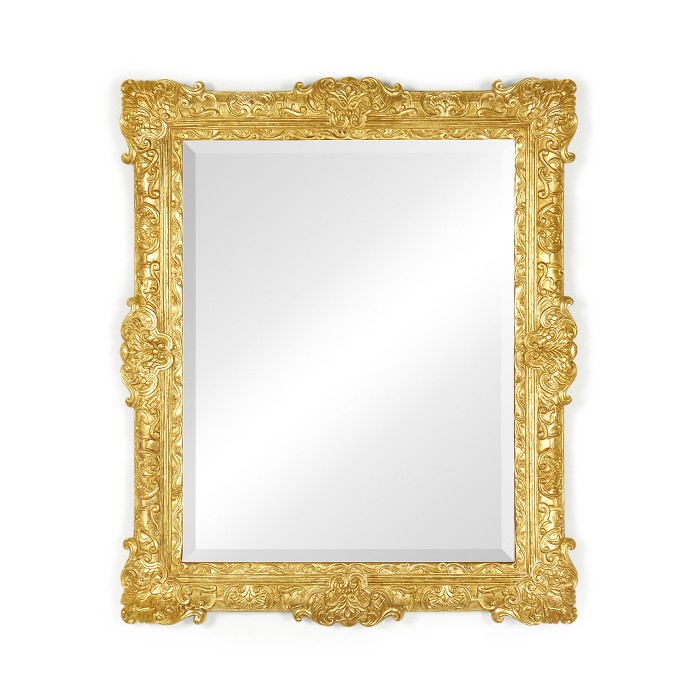 French 19th Century Style Bright Gilded Mirror