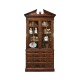 Mahogany Glazed Display Cabinet with Drawers