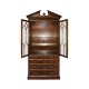 Mahogany Glazed Display Cabinet with Drawers