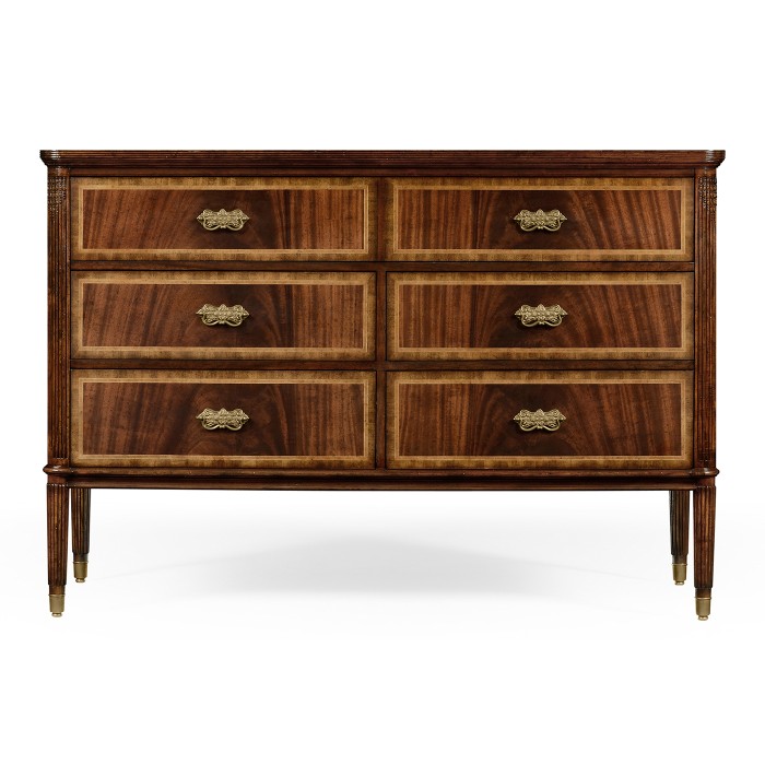 Mahogany Storage Sideboard For Table Leaves
