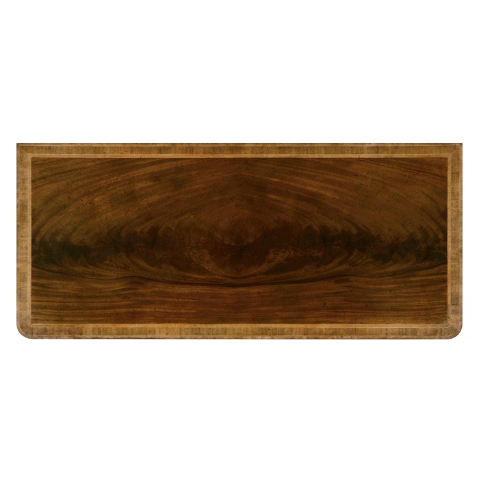 Mahogany Storage Sideboard For Table Leaves
