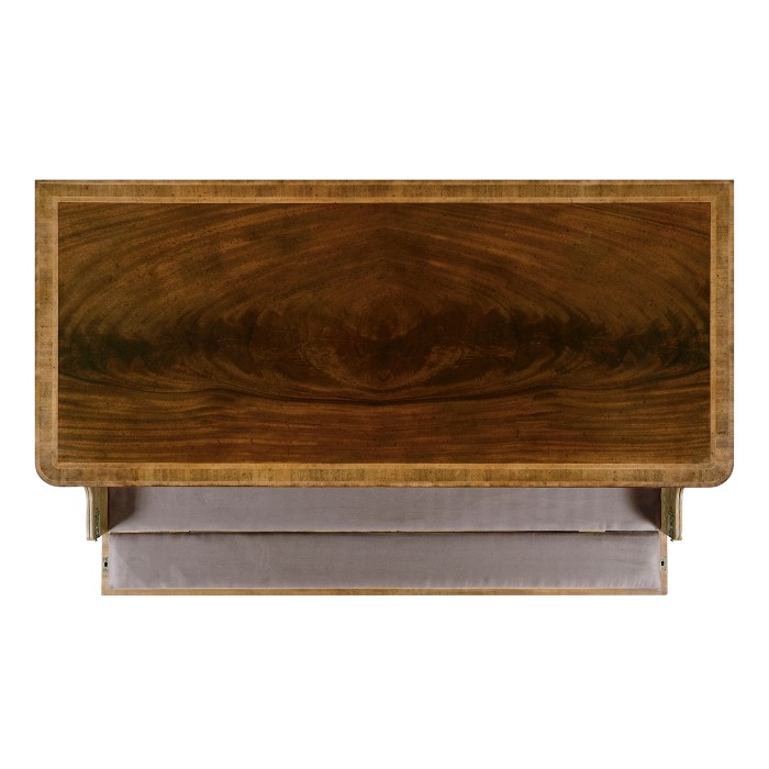 Mahogany Storage Sideboard For Table Leaves