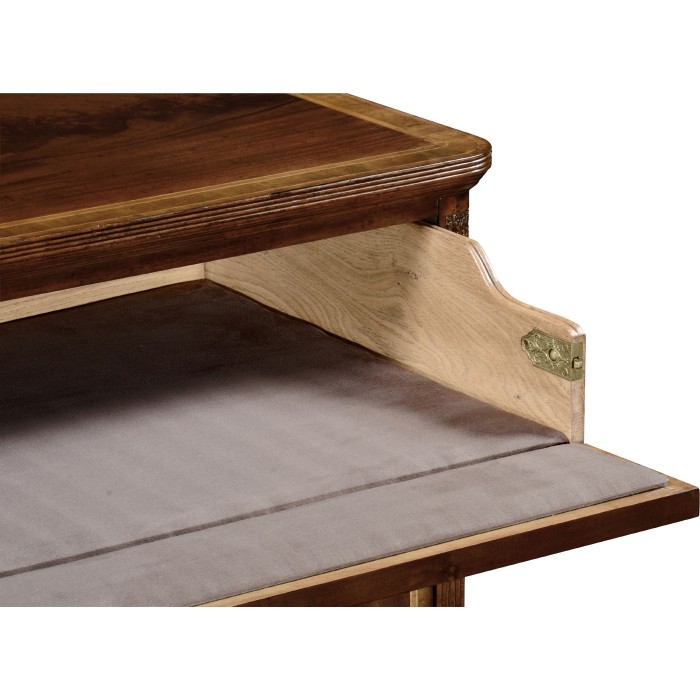 Mahogany Storage Sideboard For Table Leaves