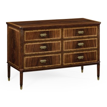 Mahogany Storage Sideboard For Table Leaves
