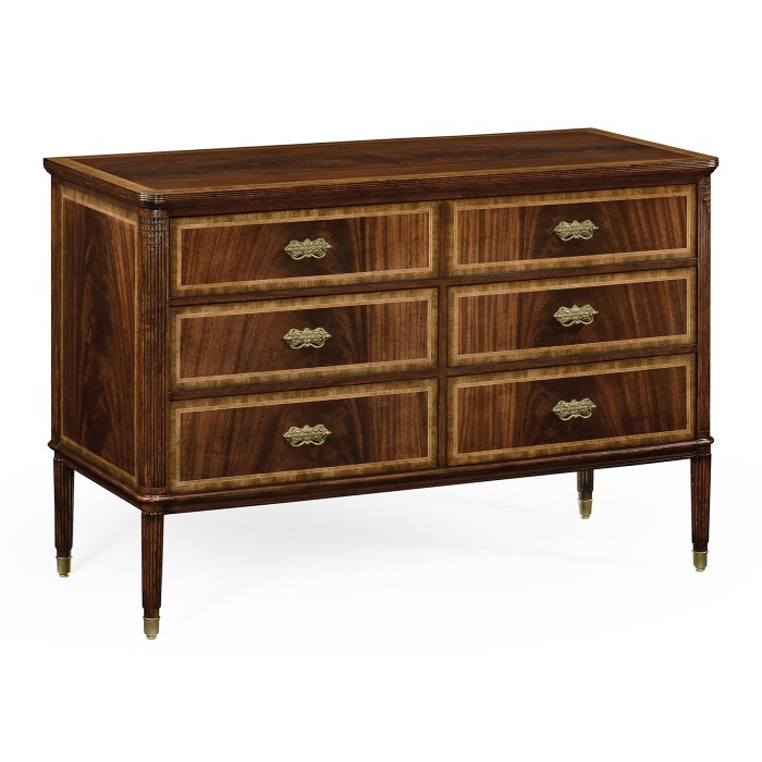 Mahogany Storage Sideboard For Table Leaves
