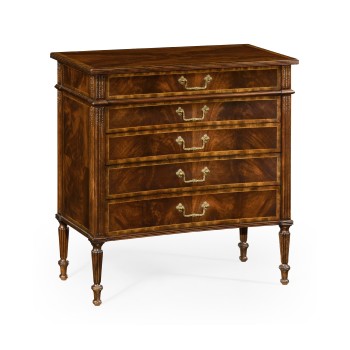 Buckingham Mahogany Chest of Drawers with Concave Profile