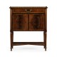 Mahogany Bedside Table with Brass Gallery