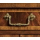 Mahogany Bedside Table with Brass Gallery