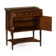 Mahogany Bedside Table with Brass Gallery