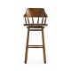 Country Style Leather Bar Stools