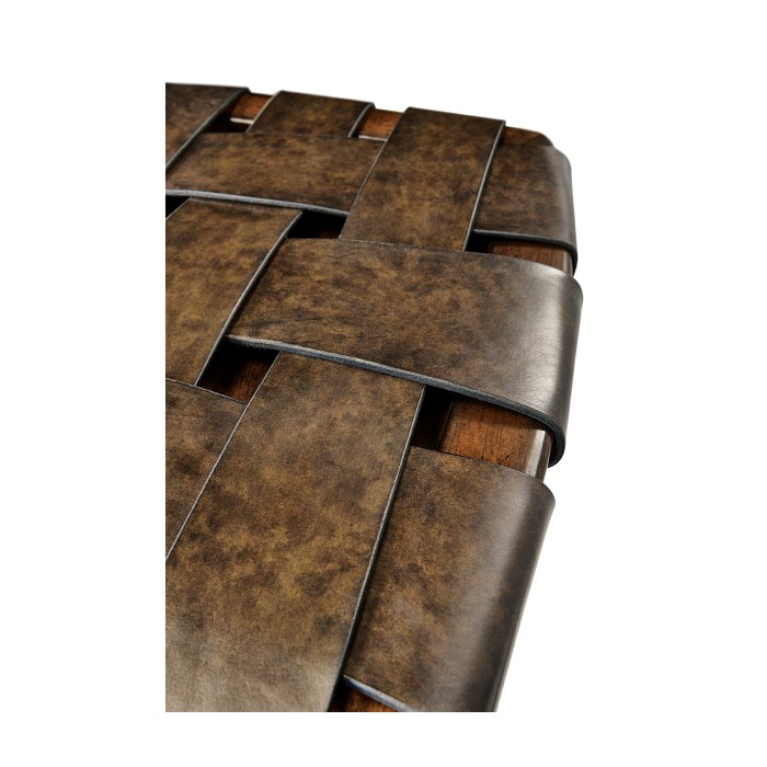 Country Style Leather Bar Stools