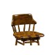Country Style Leather Counter Stools