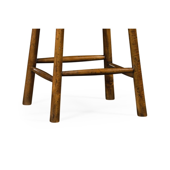 Country Style Leather Counter Stools