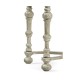 Chip Carved Grey Oak Console